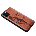 Load image into Gallery viewer, Natural Wood Collection &quot;Mask&quot; iPhone Case
