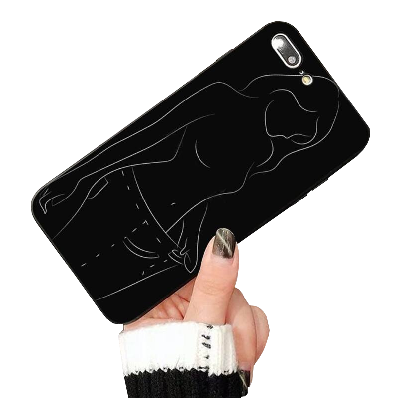 Abstract Line Art Case "Oversized jeans"