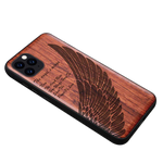 Load image into Gallery viewer, Natural Wood Collection &quot;Wing&quot; iPhone Case
