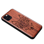Load image into Gallery viewer, Natural Wood Collection &quot;Wolf&quot; iPhone Case
