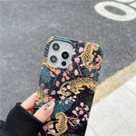 Load image into Gallery viewer, Luxury &quot;Leopard &amp; Flower&quot; iPhone Cover
