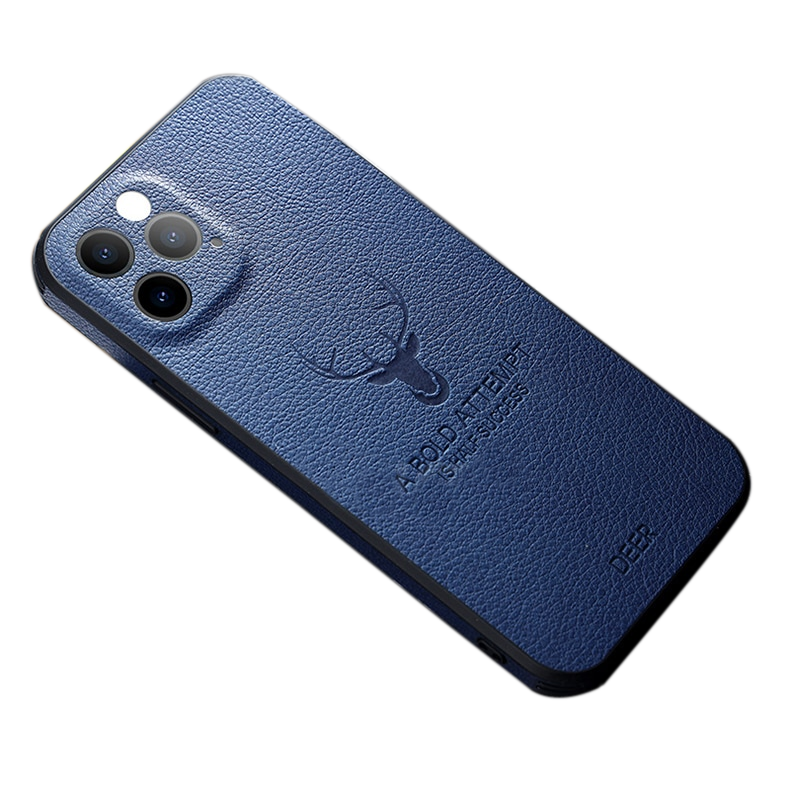 iPhone "Deer Style" case (Blue)