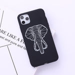 Load image into Gallery viewer, Abstract Line Art Case &quot;Elephant&quot;
