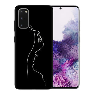 Abstract Line Art Case "Face" for Samsung