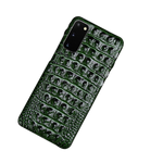 Load image into Gallery viewer, Real Leather &quot;Crocodile&quot; Samsung Case (Green)
