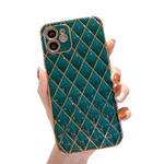 Load image into Gallery viewer, iPhone Luxury &quot;Diamond Shine&quot; Case (Dark Green)
