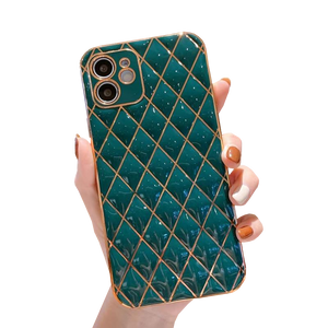 iPhone Luxury "Diamond Shine" Case (Dark Green)