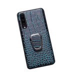 Load image into Gallery viewer, Genuine Leather &quot;Ring&quot; Samsung Case (Blue)
