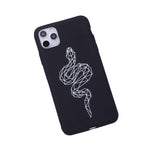 Load image into Gallery viewer, Abstract Line Art Case &quot;Snake&quot;
