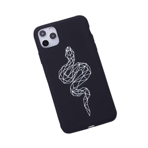 Abstract Line Art Case "Snake"