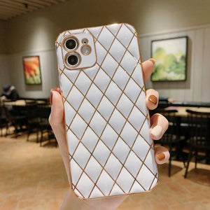 iPhone Luxury "Diamond Shine" Case (White)