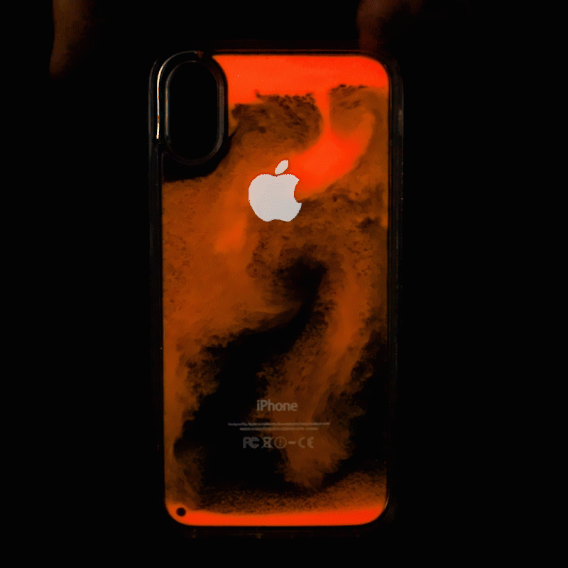 "Glowing Sand" iPhone cover