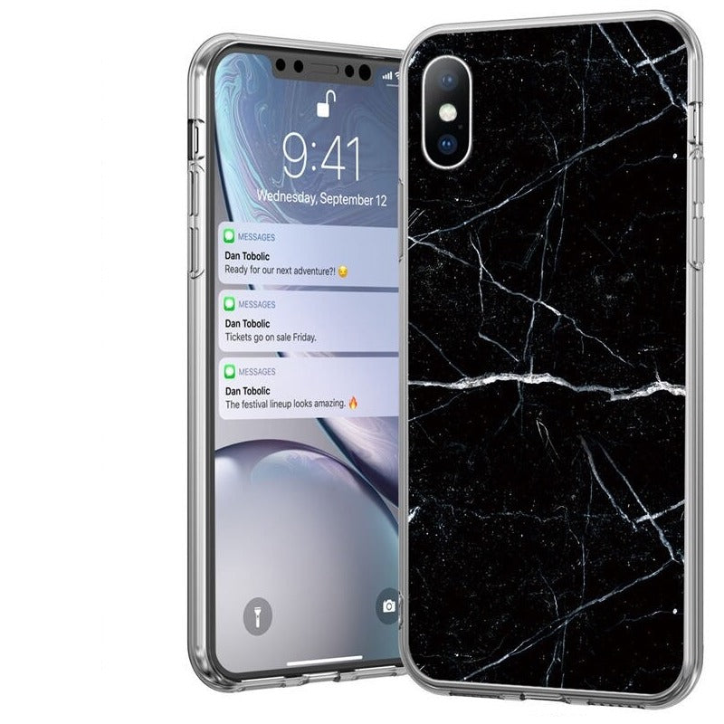 Moskado Marble Stone Texture iPhone Case "No. 4"