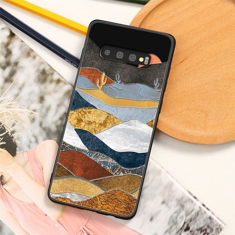 3D Emboss Mountain Case For Samsung (No. 6)