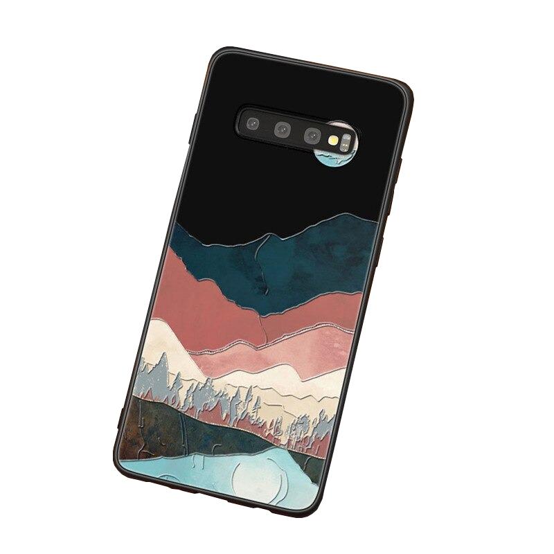 3D Emboss Mountain Case For Samsung (No. 7)