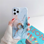 Load image into Gallery viewer, Marble Case With Ring Holder
