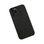Load image into Gallery viewer, Cloth Texture iPhone Cover (Black)
