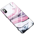 Load image into Gallery viewer, Luxury Marble Tempered Glass iPhone Case (Fantasy Bubble)
