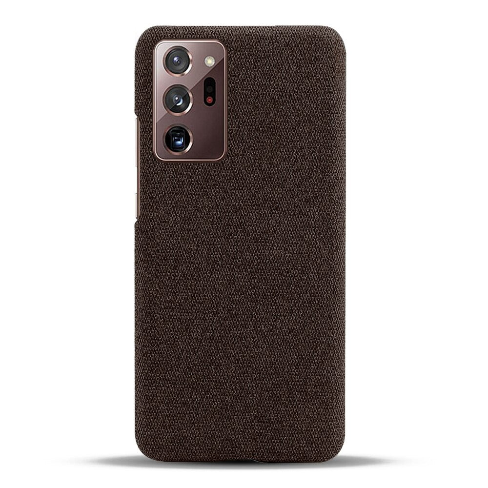 Cloth Texture Samsung Cover (Brown)