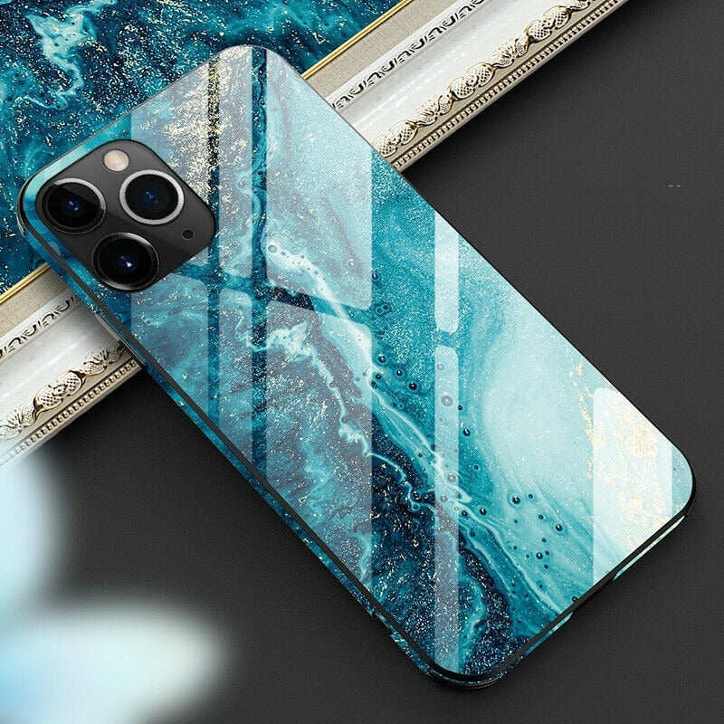 Luxury Marble Tempered Glass iPhone Case (Gorgeous Dream)
