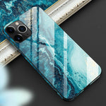 Load image into Gallery viewer, Luxury Marble Tempered Glass iPhone Case (Gorgeous Dream)
