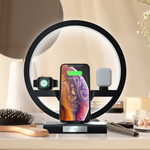Load image into Gallery viewer, Multifunctional Wireless Desk Lamp Charger 3 in 1
