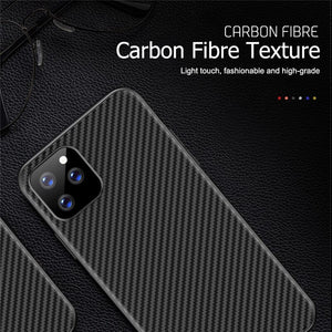 Soft Carbon Fiber Silicone Case