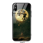 Load image into Gallery viewer, &quot;Space&quot; Tempered Glass iPhone Case
